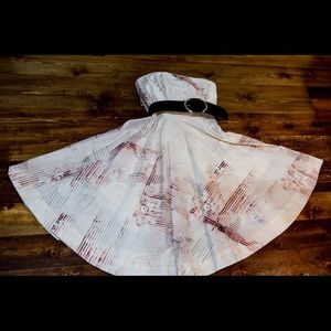 White House Black Market Strapless Party Dress